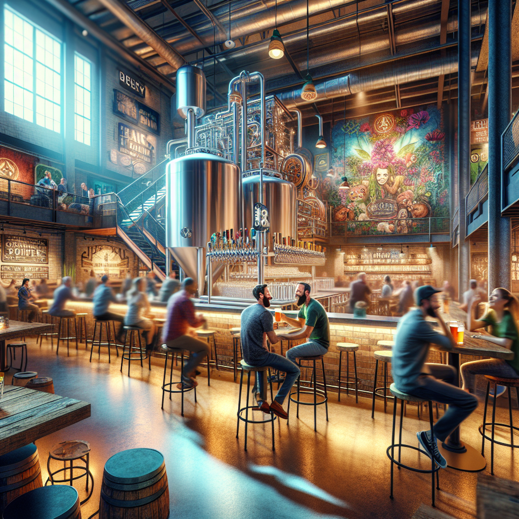 Proef de Geesten: Ontdek de Unieke Bierervaring van Ghost Town Brewing in Oakland