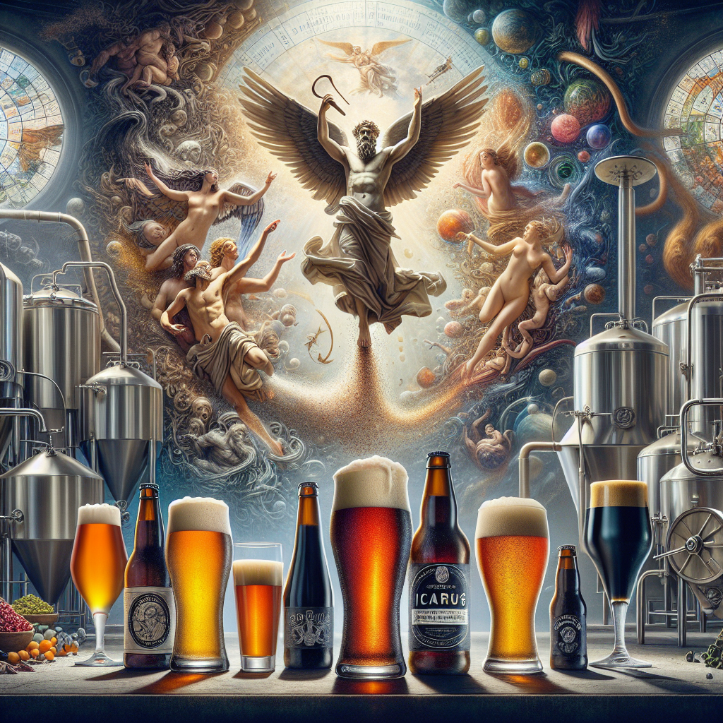 Vleugels van Smaak: Het Mythische Avontuur van Icarus Brewing